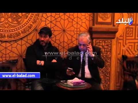 صدى البلد | اشرف زكي وماجد المصري وحمدي رزق في عزاء «عصام التوني»