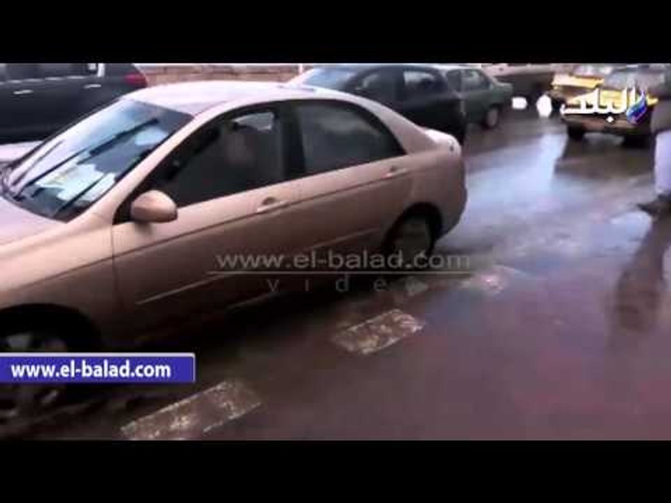 صدى البلد | "الكرم"تضرب الإسكندرية وتجمعات المياه تسبب ارتباك مروري بالطرق الرئيسية