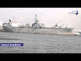 صدى البلد |  فتح بوغاز ميناء دمياط للملاحة بعد تحسن الاحوال الجوية