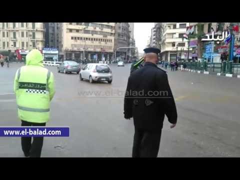 صدى البلد | .تشكيلات أمنية بميدان التحرير.. والتدخل السريع يمشط وسط البلد