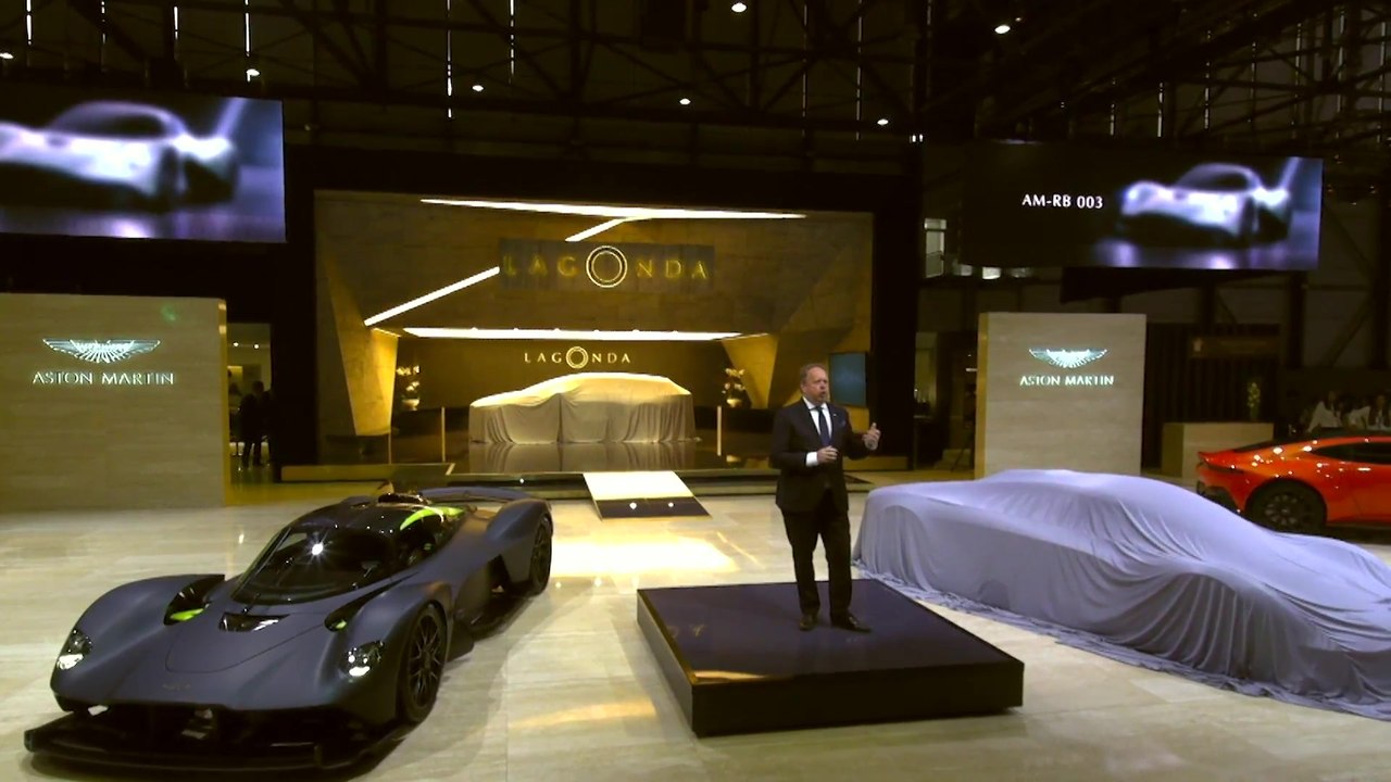 Aston Martin Lagonda Press Conference at the Geneva Motor Show 2019