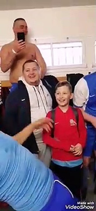 Cri guerre lors de la victoire hier après midi