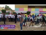 صدى البلد |طلاب مدرسة شهداء بورسعيد يتبرعون لجمعية التوعية ضد السرطان