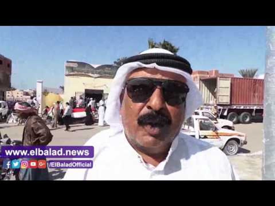 مشايخ جنوب سيناء يشكرون القوات المسلحة لدعم المواطنين بالكراتين الغذائية