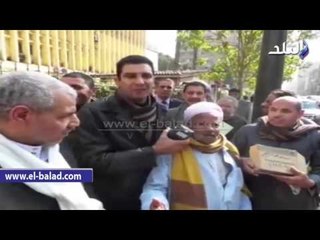 صدى البلد |  تظاهر أصحاب مستودعات الدقيق أمام "التموين"