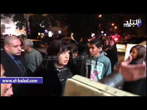 صدى البلد | فيفى عبده فى عزاء فيروز