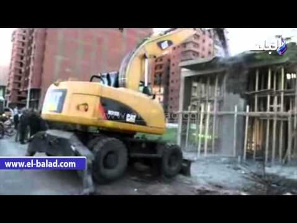 صدى البلد |  حملة إزالات مكبرة بالفيوم
