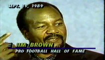1989 Jim Brown Interview Clip