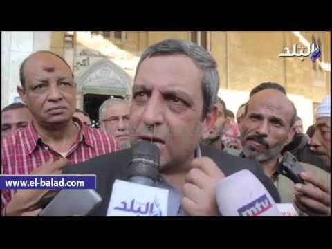 صدى البلد | نقيب الصحفيين ووزير الثقافة يقدمان واجب العزاء في جنازة الاستاذ