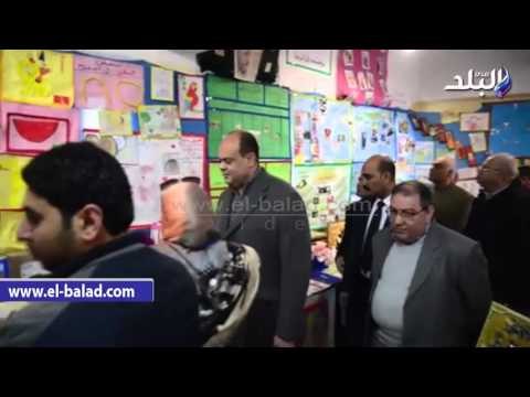 صدى البلد | محافظ مطروح يشهد معرض الانشطة الطلابية للادارت التعليمية بالمحافظة