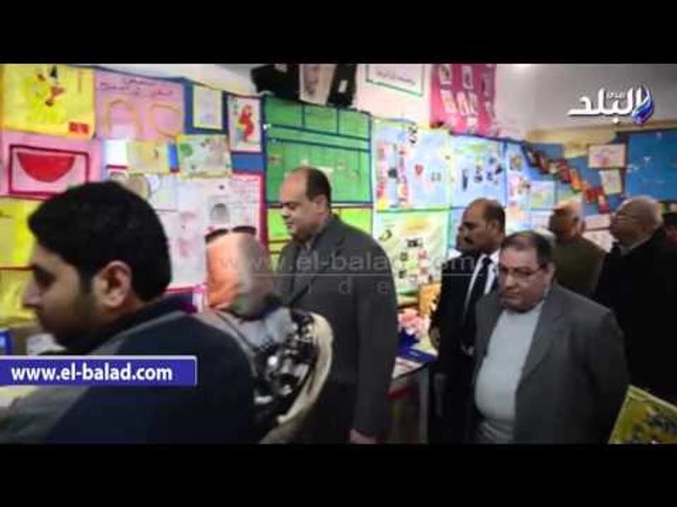 صدى البلد | محافظ مطروح  يشهد معرض الانشطة الطلابية للادارت التعليمية بالمحافظة