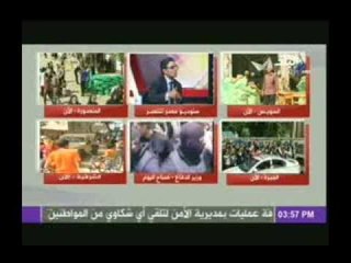 مصر تنتصر ج3| تغطية انتخابات الرئاسة 2014 | مع حمدى رزق وعزة مصطفى 26-5-2014