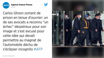 Carlos Ghosn critiqué pour s’être déguisé en ouvrier à sa sortie de prison, son avocat évoque un « échec »