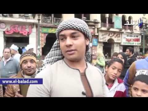 صدى البلد | ساحة مسجد الحسين تتحول الي كرنفال‎ في الليلة الختامية للمولد