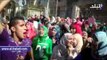 صدى البلد |  المئات من طلاب المعهد الفني الصحي يتظاهرون بشوارع طنطا للمطالبة بإلغاء القرار رقم 820