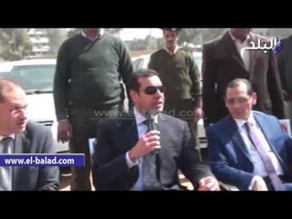 صدى البلد |أسيوط تحتفل بوصول 100 تاكسي ضمن مبادرة الرئيس لتحسين وسائل النقل وتشغيل الشباب