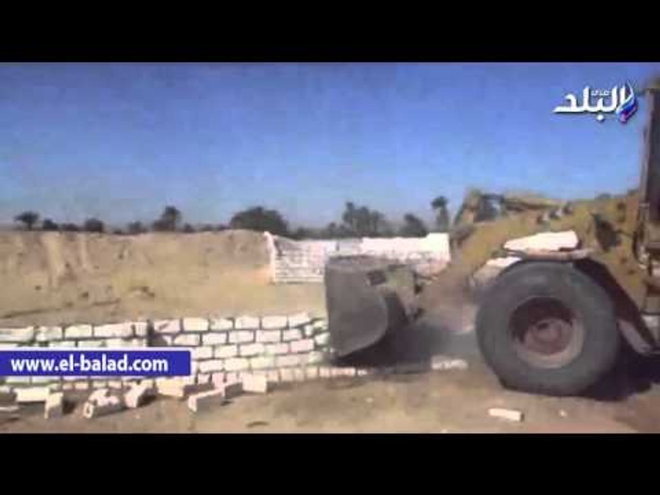 صدى البلد |  ازالة 96 حالة تعدى على الاراضي الز...