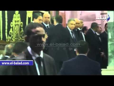 صدى البلد | وزير الكهرباء يصل عزاء هيكل