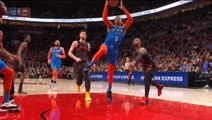 Westbrook spins past Lillard in OKC win