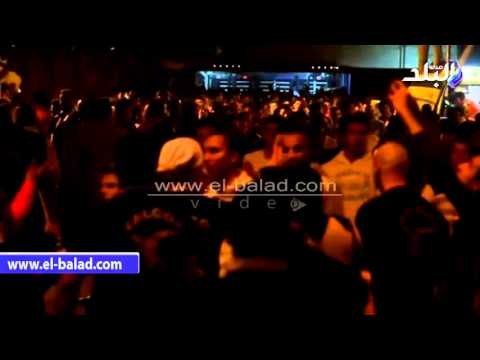 صدى البلد | ازدحام شديد على بوابات حفل منير في جامعة القاهرة