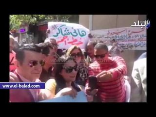 صدى البلد | توافد أعضاء الموسيقيين على وقفة النقابة رفضا لإستقالة هاني شاكر