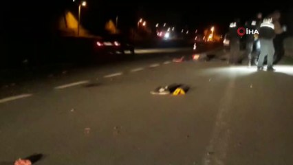 Alkol alıp yolun ortasında sızınca feci şekilde hayatını kaybetti