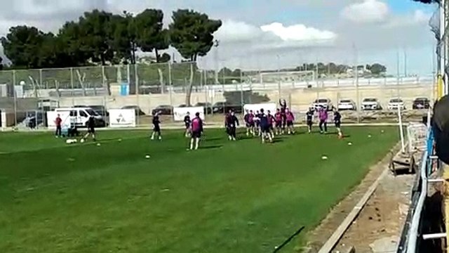 Penúltimo Entrenamiento del Real Zaragoza antes de Viajar a Granada