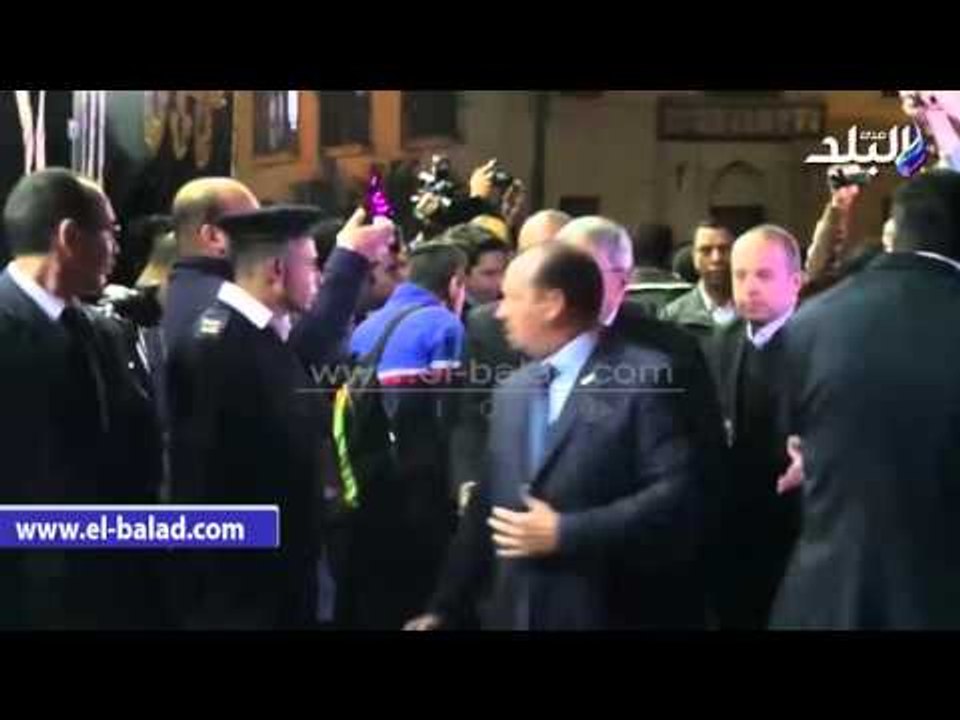 صدى البلد |  عمرو موسى يقدم واجب العزاء في "هيكل"