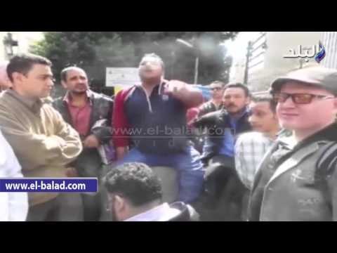 صدى البلد | وقفة المعاقين أمام النواب تنتهى بإعتصام مفتوح لحين تنفيذ مطالبهم