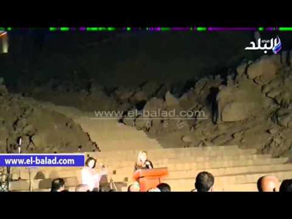 صدى البلد :نيفين الكيلانى: ملتقى النحت بمثابة عيد لأهالى أسوان