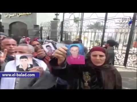 صدى البلد | أهالى المهاجرين غير الشرعيين ينظمون وقفة أمام النواب