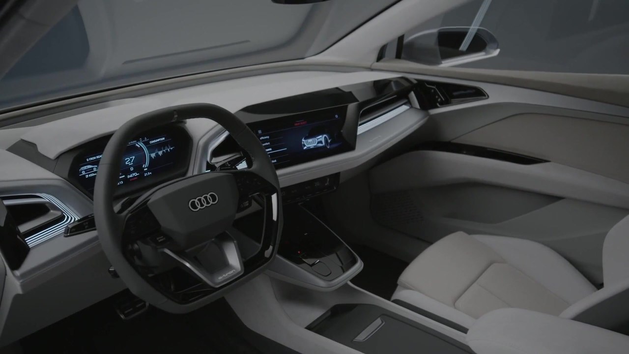 Der Audi Q4 e-tron concept - Außen kompakt, innen ein Riese