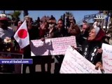 صدى البلد | متظاهروا القائد إبراهيم يتظاهرون  ضد 