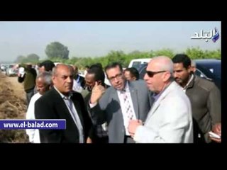 صدى البلد | محافظ أسوان يشكل لجنة لحصر خسائر انهيار جسر بمحطة  "بلانة"