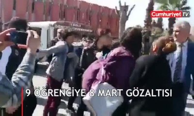Ege Üniversitesi'nde 9 öğrenciye 8 Mart gözaltısı