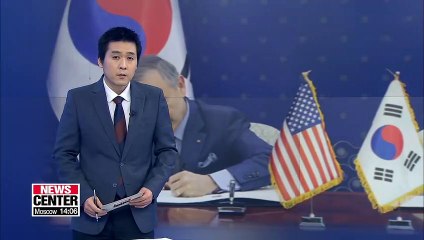 S. Korea-U.S. signs defense cost deal on Friday