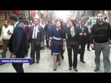 صدى البلد | جولة زوجة الرئيس مقدونيا في شارع المعز بالحسين