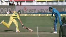 India Vs Australia 3rd ODI: MS Dhoni's magic with gloves stuns Glenn Maxwell| वनइंडिया हिंदी