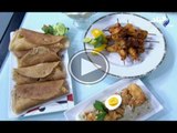 الدجاج التندورى - ازر هندى بالبسلة ومكعبات الدجاج - الخبز الهندى
