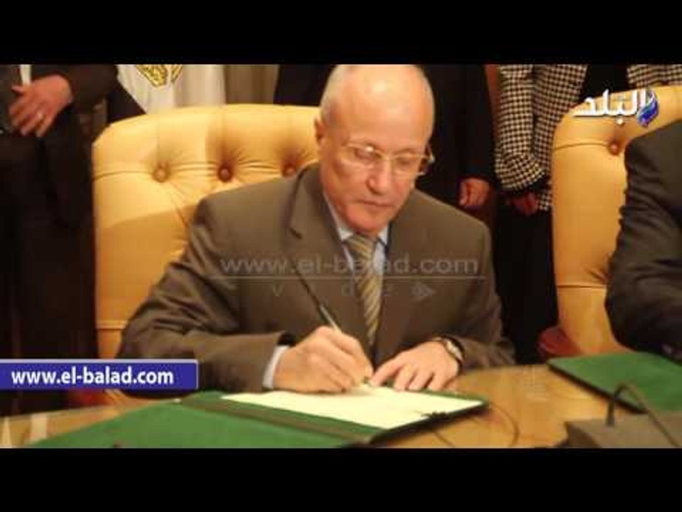 صدى البلد | بروتوكول تعاون بين الإنتاج الحربى ومحافظة السويس لتنفيذ مشروعات طاقة