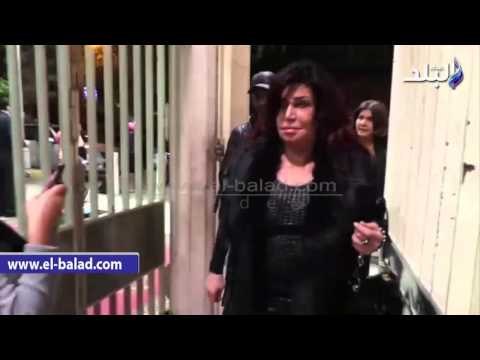 صدى البلد | وصول حميدة وسهير رمزي ونجوى فؤاد وصابرين لعزاء الكابتن حسن مختار‎