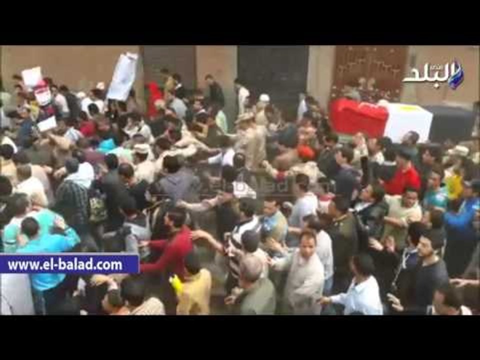 صدى البلد | جنازة شهيد الدقهلية تتحول لمظاهرة ضد الارهاب