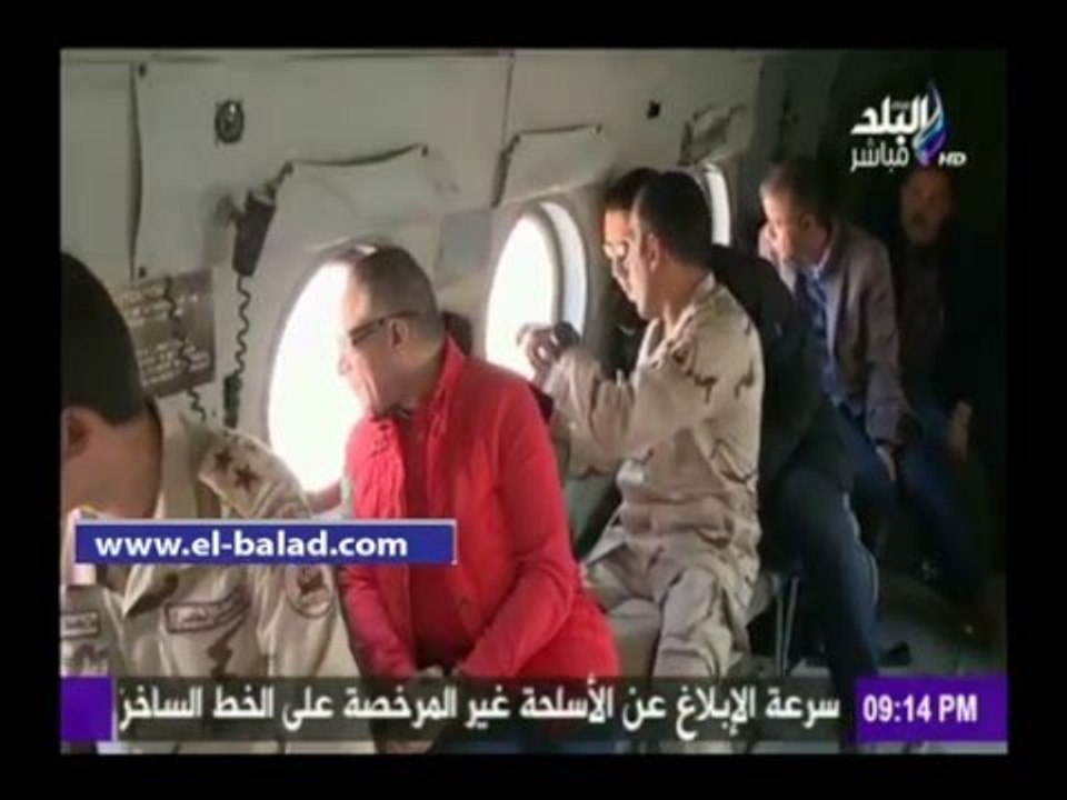 صدى البلد |أحمد موسى فوق سماء القاهرة بطائرة حربية لتفقد شبكة الطرق الجديدة