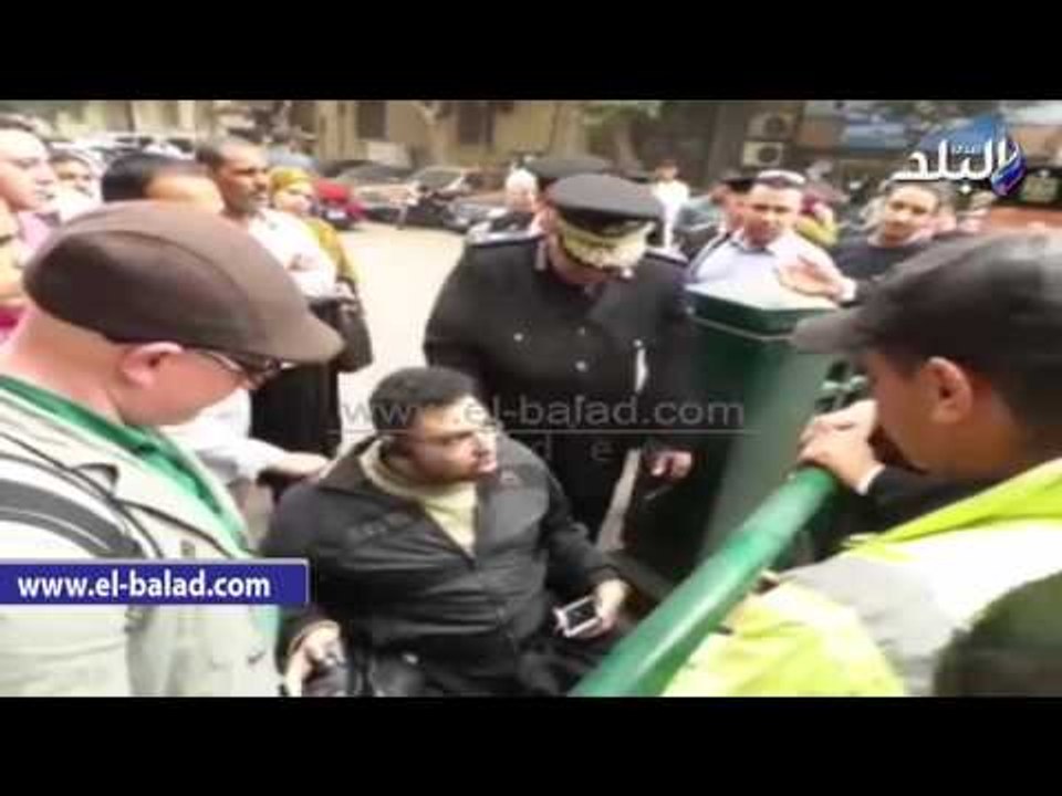 صدى البلد |  إغلاق شارع حسين حجازى تزامنا مع تظاهر ذوي الاحتياجات الخاصة