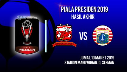 Hasil Akhir Laga Madura United Vs Persija Jakarta, Kedua Tim Masih Sama Kuat
