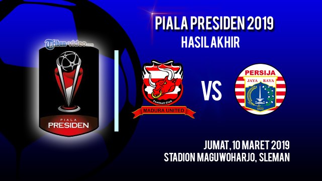 Hasil Akhir Laga Madura United Vs Persija Jakarta, Kedua Tim Masih Sama Kuat