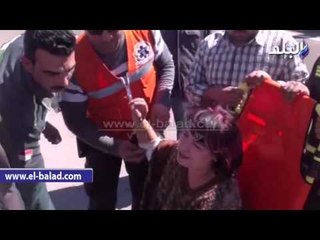 صدى البلد |"الانصاري"  يسعف  مراسلة " سي  بي  سي" بطابا