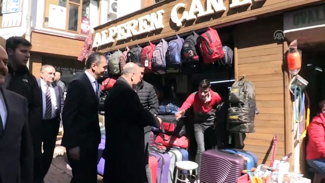 İçişleri Bakanı Süleyman Soylu, esnaf ziyaretinde bulundu - BOLU