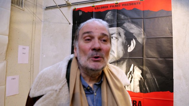 Laurent Ventura présente l'exposition en hommage à son père, Lino Ventura, à Pontarlier