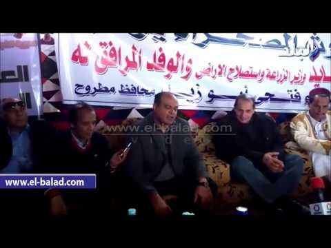 صدى البلد |حصاد القمح آليا للمرة الأولى في مطروح